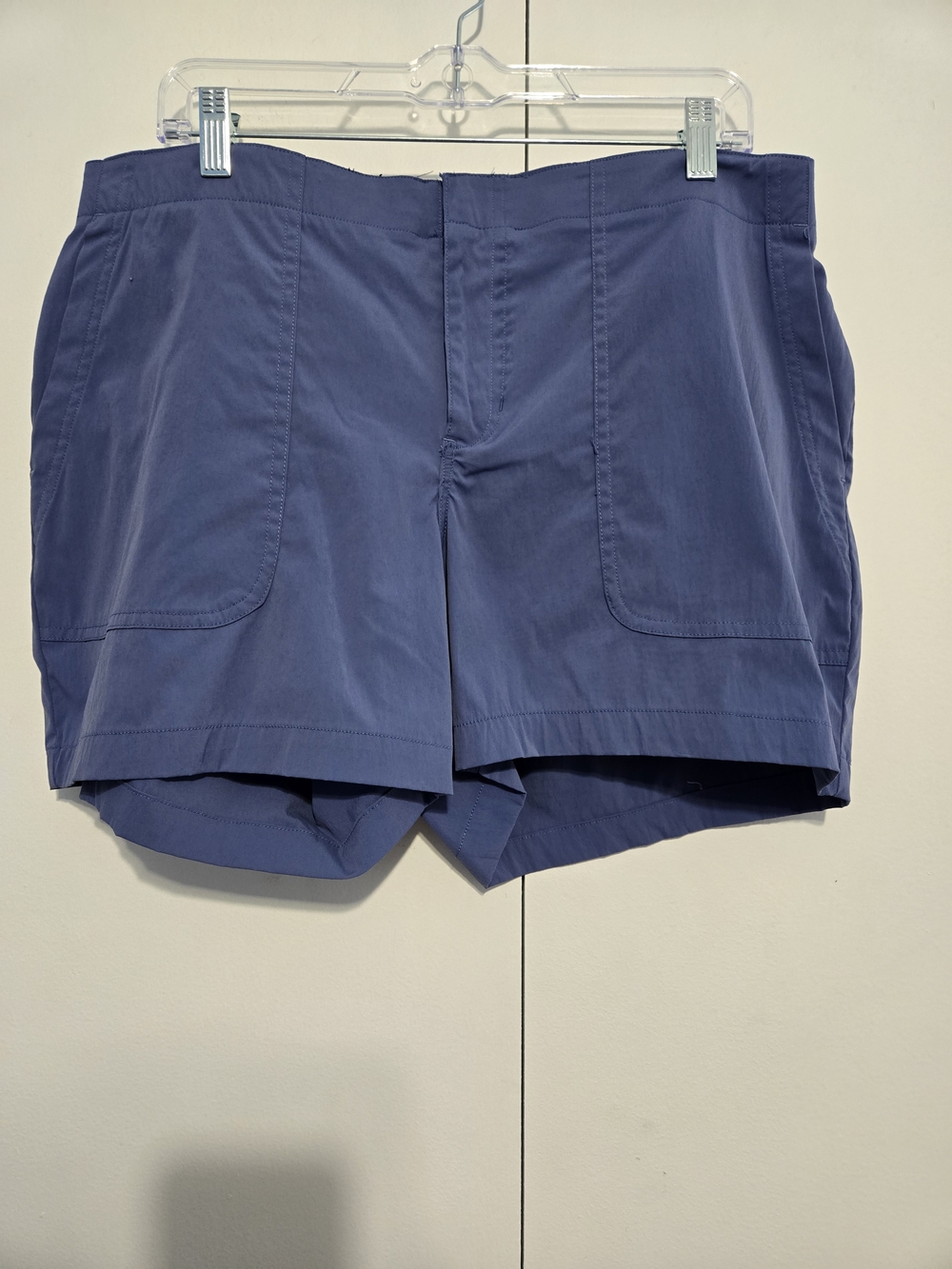 Eddie Bauer Women’s Size 14 Blue Athletic Shorts Stretch Nylon Outdoor Hiking